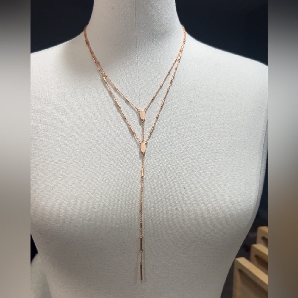 Kendra Scott Rose Gold Necklace